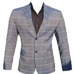 Product Details Name : latest designer stylish blazer for mens jacket and coat cum blazers for mens mans Fabric : Polycotton Sleeve Length : Long Sleeves Pattern : Striped Net Quantity (N) : 1 Sizes : XXXL our latest designer and stylish coat jacket blazer for men blazer for mens is here to upgrade your looks this coat jacket blazer for men's comes with two buttons on front and three cuff buttons and this jackets coats blazers for men's also has three pockets on front and two inner slips you can wear this formal mens men's on any occasion like wedding ceremony reception party or any event. this jacket coat cum blazer for mens also has very premium astar which is ventilating that will make you super comfortable when you wear it . this jacket coat cum blazer for mans mens is pairable with any black pant or any black shirt Country of Origin : India