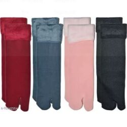 Product Details Name : PINKIT Soft & Cozy Solid Winter Thick Warm Fleece Lined Thermal Stretchy Elastic Velvet with Thumb Socks for Girls/Ladies/Women)(4 Pairs)- Multicolor Color : Multicolor Fabric : Velvet Length : Mid calf Net Quantity (N) : 4 Pattern : Solid Type : Regular Country of Origin : India